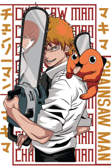 Chainsaw Dark Anime Vector